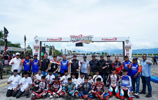 Pertamina Dukung Pengembangan Pembalap Sumatera lewat MotoPrix Region A di Aceh