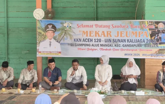 Mahasiswa UIN Sunan Kalijaga Yogyakarta KKN di Gampong Alue Mangki