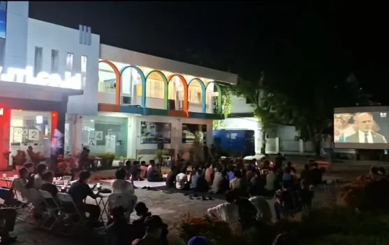 RRI Banda Aceh Gelar Nobar Bola Gembira dan Bioskop Keliling