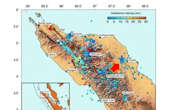 BMKG: Guncangan Gempa Gayo Lues Dipicu Aktivitas Sesar Oreng