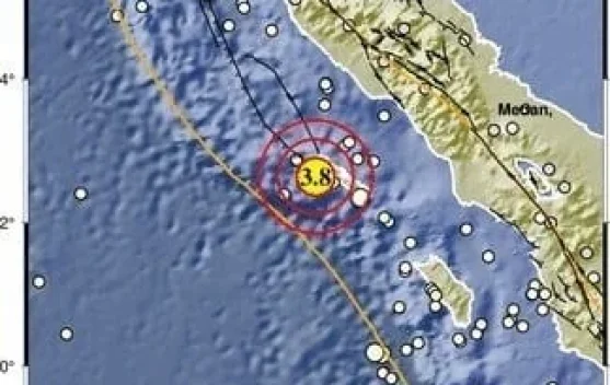 Gempa Magnitudo 3,8 Guncang Kabupaten Simeulue