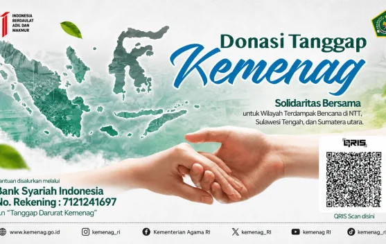 Kementerian Agama RI Resmi Buka Donasi Tanggap Bencana