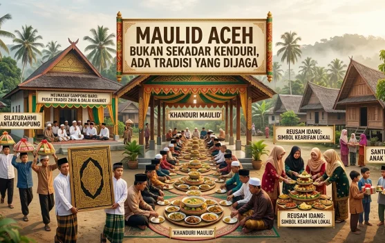 Maulid Aceh Bukan Sekadar Kenduri, Ada Tradisi yang Dijaga