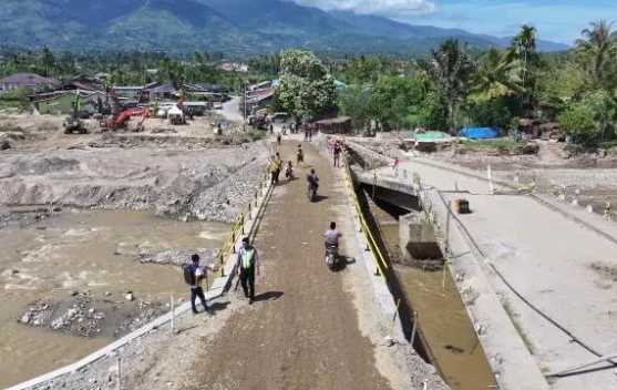 7 Jembatan dan Jalan Lesten Masuk Usulan Pemulihan Permanen Gayo Lues