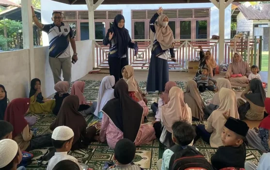 Kemenkum Aceh Edukasi Layanan Hukum Bagi Anak-anak di Lhoong