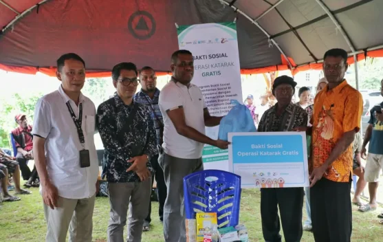 Kemensos RI Gelar Bakti Sosial Operasi Katarak Gratis
