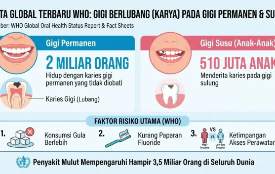 Karies Gigi Masih Jadi Masalah Kesehatan Anak