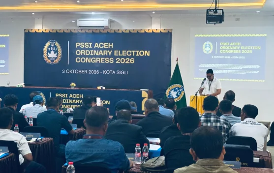 Kadispora Buka Kongres Biasa PSSI Aceh, Tekankan Persatuan dan Sportivitas