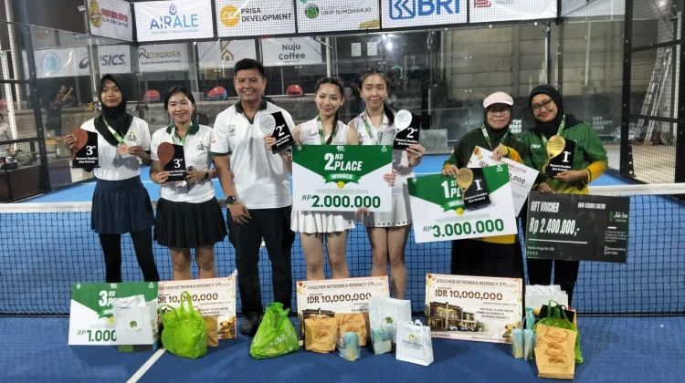 Turnamen HIPMI Padel Lampung Sukses Digelar