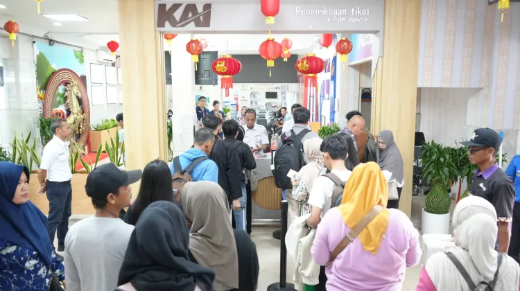 Libur Imlek, KAI Tanjungkarang Layani 20 Ribu Lebih Penumpang