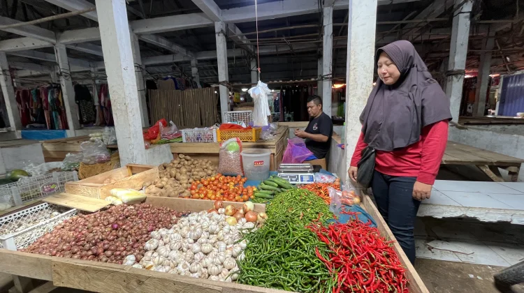 jelang Ramadan, Harga Cabai di Pasar Gedong Tataan Relatif Stabil