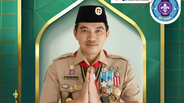 Ketua Kwarcab Pramuka Way Kanan Sampaikan Pesan Menyambut Ramadan