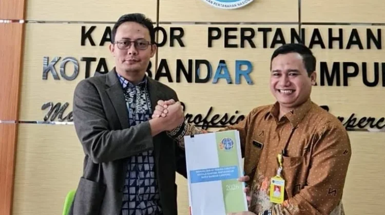 Sertijab Kepala Kantor Pertanahan Kota Bandar Lampung