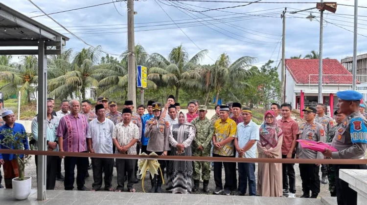 Polsek Bengkunat Resmi Berganti Nama Ngaras