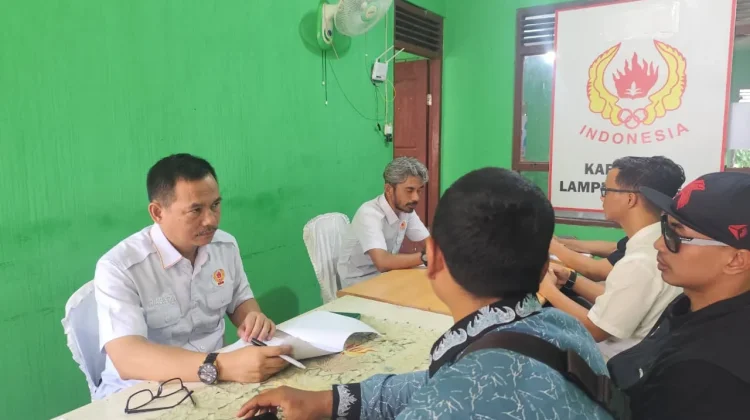 KONI Lampung Verifikasi Cabor KONI Lampung Tengah