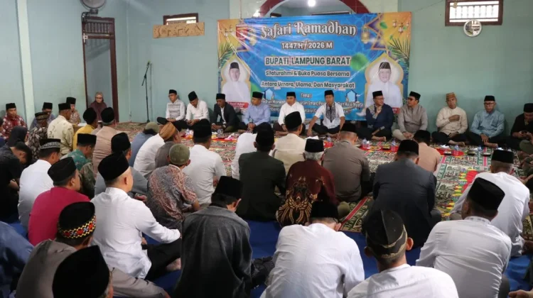 Safari Ramadhan Pemkab Lampung Barat di Pagar Dewa Tanggapi Aspirasi Warga
