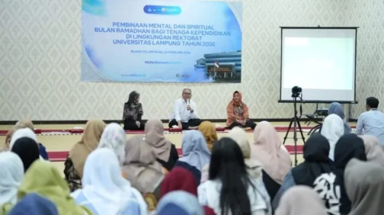Tingkatkan Kualitas SDM, Unila Bekali Tendik dengan Pembinaan Mental