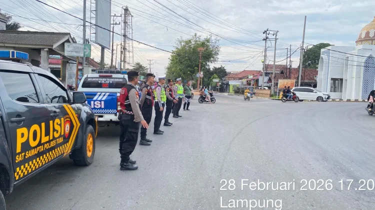 Sat Samapta Polres Tulang Bawang Cegah Balap Liar jelang Berbuka