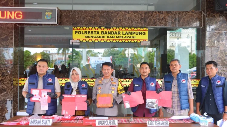Polresta Bandar Lampung Ungkap 42 Kasus Narkoba, 58 Orang Ditangkap