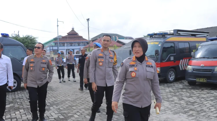 Polda Lampung Monitoring dan Asistensi di Polres Metro