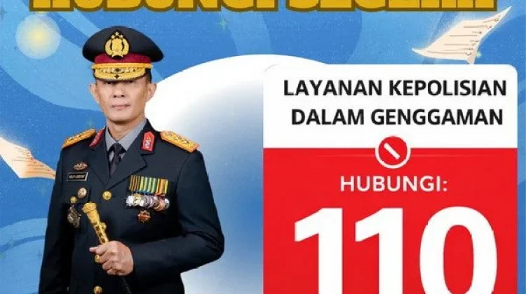 Polda Lampung Ingatkan Warga Manfaatkan Layanan Hotline Polisi 110