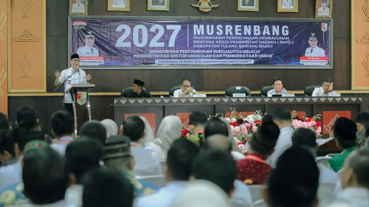 Hadiri Musrenbang RKPD Tubaba, Gubernur Tekankan Sinergi dan Penguatan UMKM