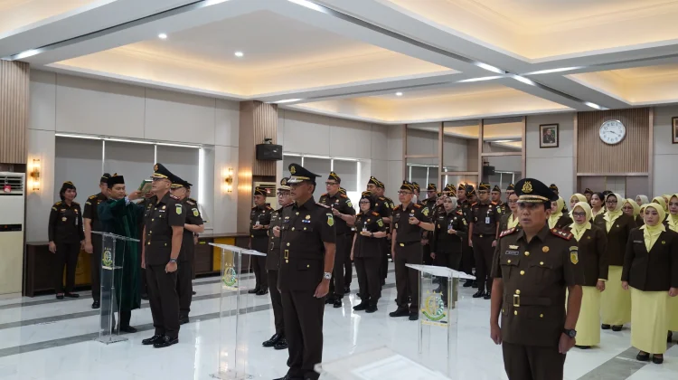 Kajati Lampung Lantik Tiga Kepala Kejari Baru di Lampung Barat, Tuba dan Tubaba
