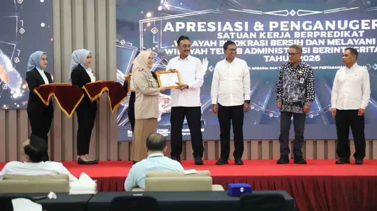Satker ATR/BPN Raih 1 WBBM dan 31 WTAB, Bukti Komitmen Perbaiki Layanan