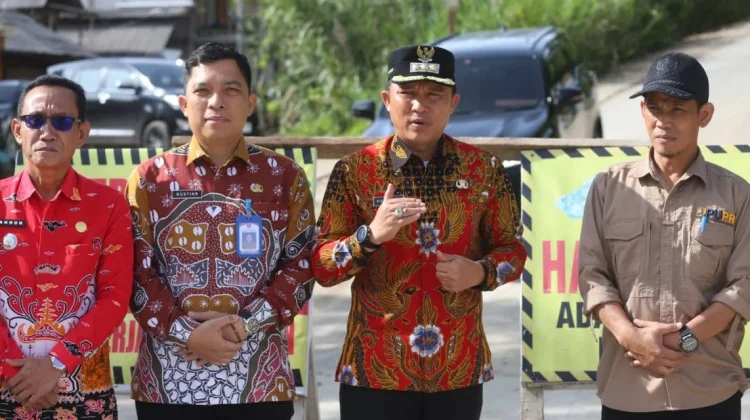 Bupati Lampung Barat Resmikan Jembatan Way Sepagasan