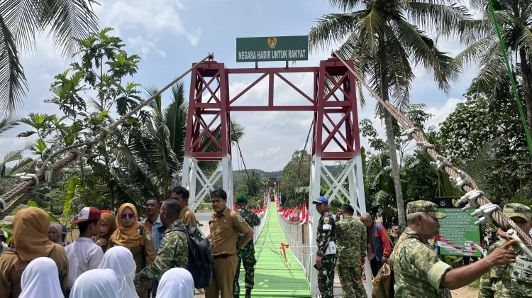 Bupati Pringsewu Sebut Jembatan Garuda Punya Peran Penting Bagi Warga