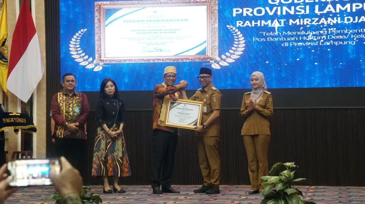 Kemenkum Resmikan 2.651 Posbankum Desa dan Kelurahan di Lampung