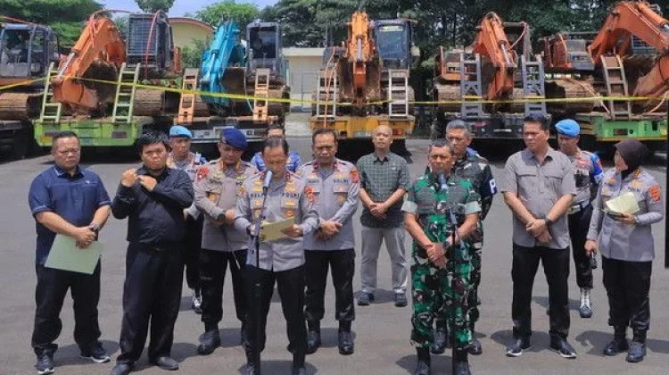Polda Lampung Tetapkan 14 Orang Tersangka Terkait Tambang Emas Ilegal