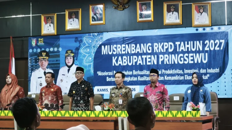 Ekonomi Pringsewu Tumbuh 5,44 Persen, Jadi Modal Penyusunan RKPD 2027