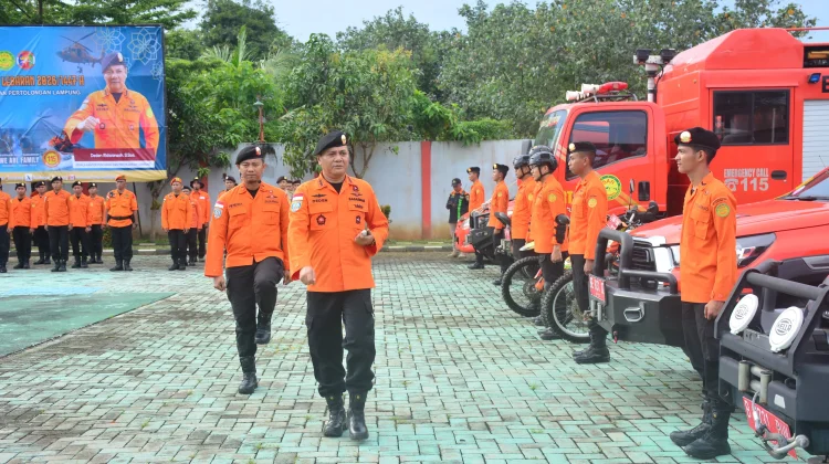 Ratusan Personil Basarnas Lampung Disiagakan Amankan Mudik Lebaran 2026
