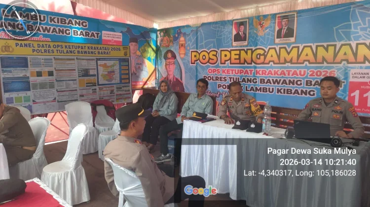 Pos Pelayanan Rest Area Tol Tubaba Siap Layani Pemudik