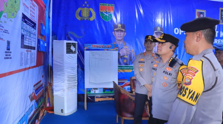 Polda Lampung Pastikan Kesiapan Operasi Ketupat Krakatau di Polres Metro