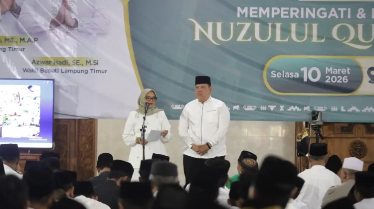 Lampung Timur Mengaji, Khataman Al Qur’an 100 Kali Serentak di Seluruh Kecamatan