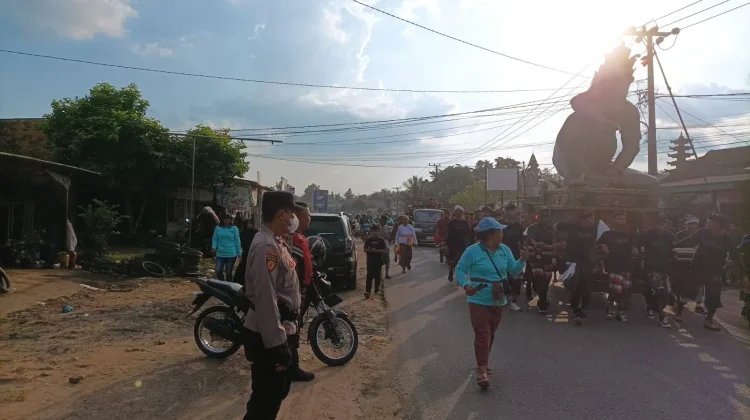 Polisi Amankan Arak Ogoh-ogoh jelang Nyepi Mesuji
