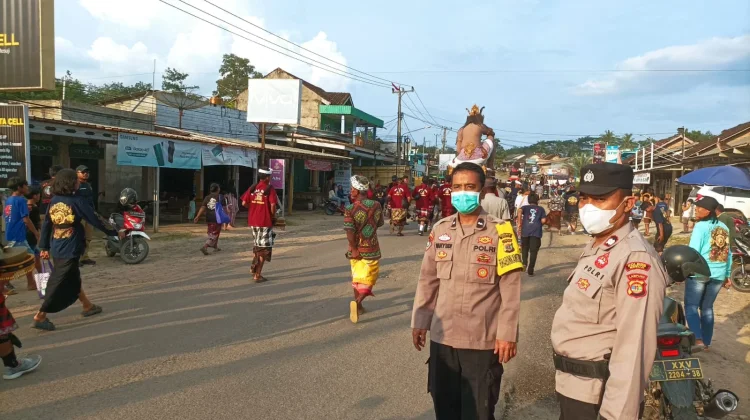 Arak Ogoh-ogoh Mesuji Berlangsung Aman dan Lancar