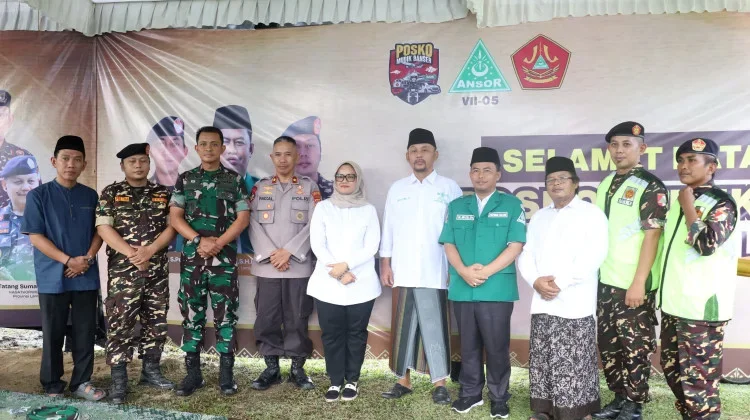 Bupati Buka Posko Mudik Lebaran Banser Lampung Timur