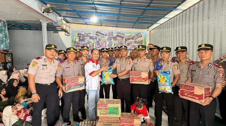 Siswa SIP Polda Lampung Gelar Bakti Sosial Nusantara Ramadan