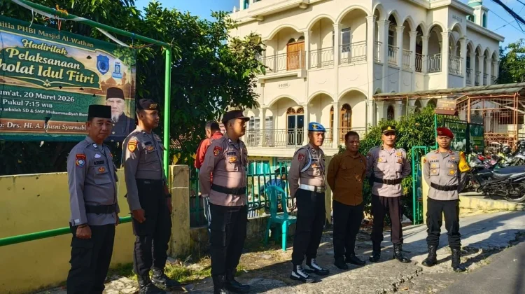 Ratusan Polisi Dikerahkan Amankan Salat Idul Fitri Jemaah Muhammadiyah