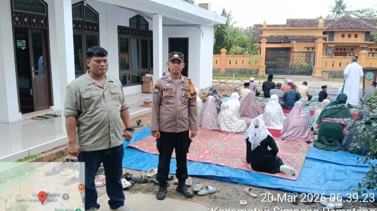 Patroli Polisi Jaga Kondusivitas Salat Idul Fitri di Mesuji