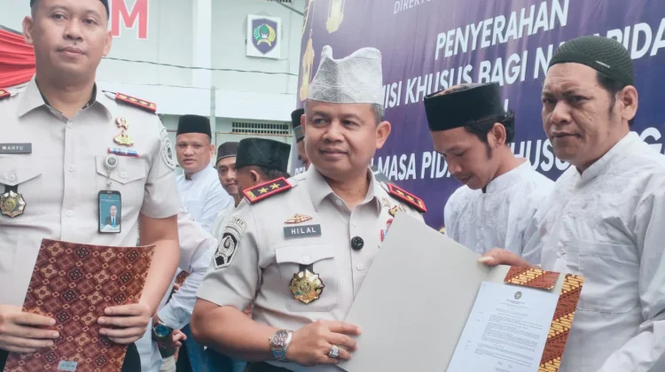 5.072 Warga Binaan di Lampung Terima Remisi Idul Fitri, 52 Orang Langsung Bebas