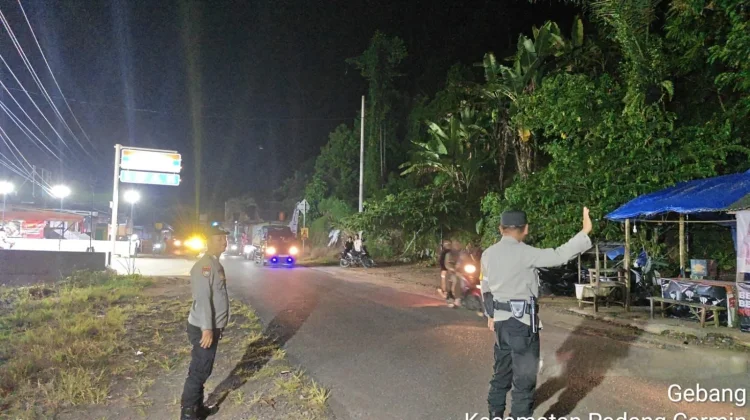 Pos Pam Ketapang Jaga Kelancaran dan Keselamatan Lalu Lintas