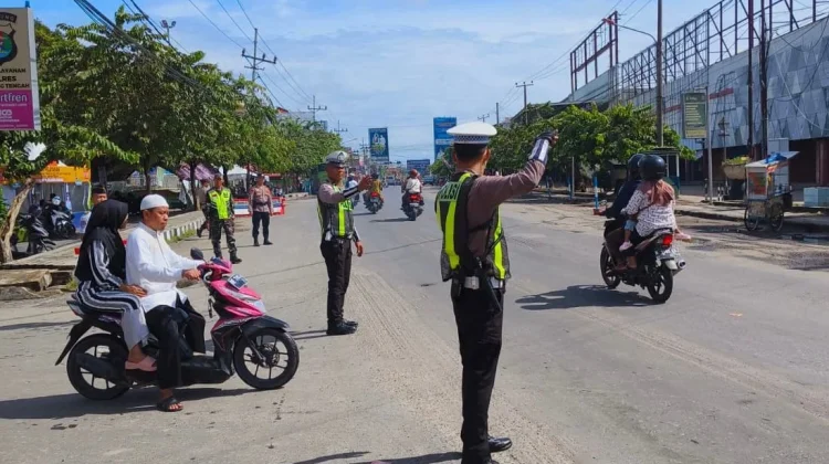 Polres Lampung Tengah Antisipasi Kepadatan Arus Lalulintas Selama Libur Lebaran