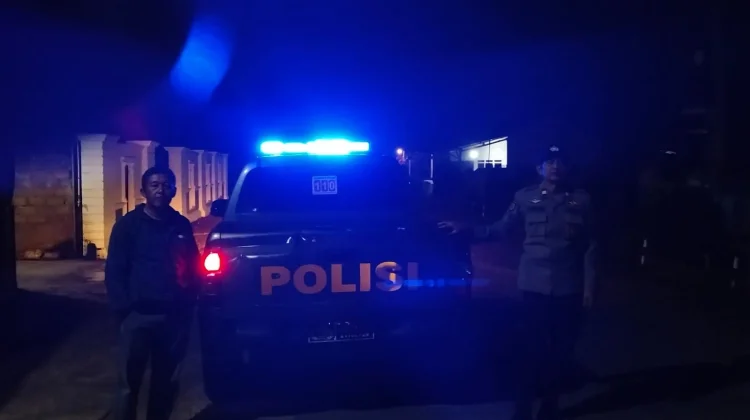 Antisipasi C3 hingga Balap Liar, Polsek Tanjung Bintang Gelar Malam