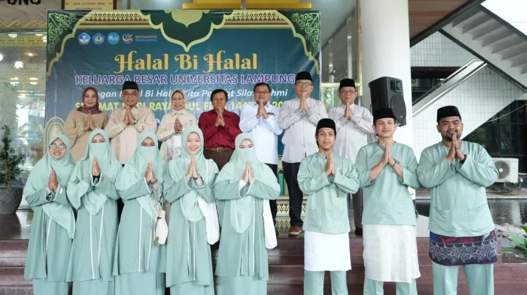Perkuat Sinergi, Unila Menggelar Halal Bihalal