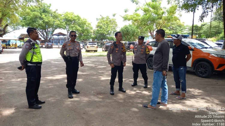 Polsek Panjang Perketat Pengamanan di Wisata Pantai