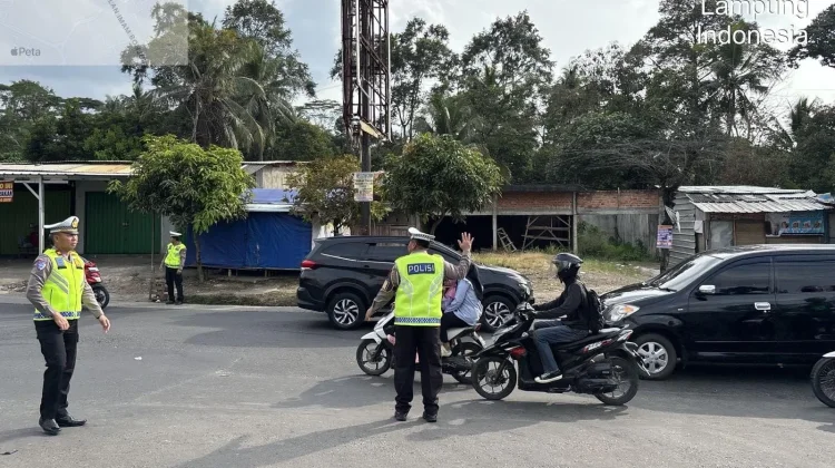 Pospam Tugu Coklat Jadi Garda Terdepan di Akhir Operasi Ketupat